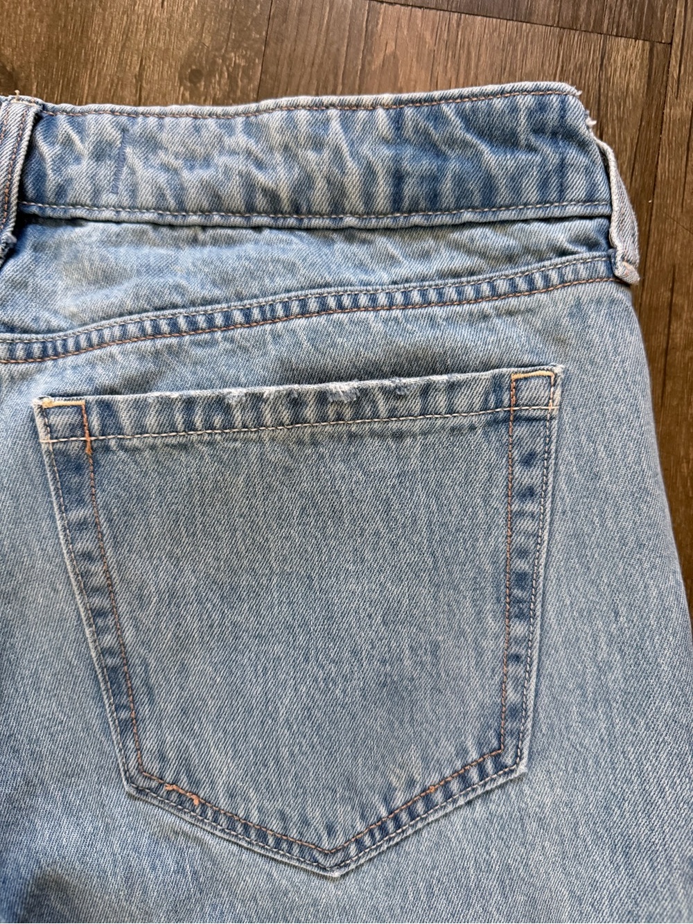 Hollister Light Blue Low Rise Baggy Regular Wide Leg Denim Jeans Casual 28 - Picture 10 of 13